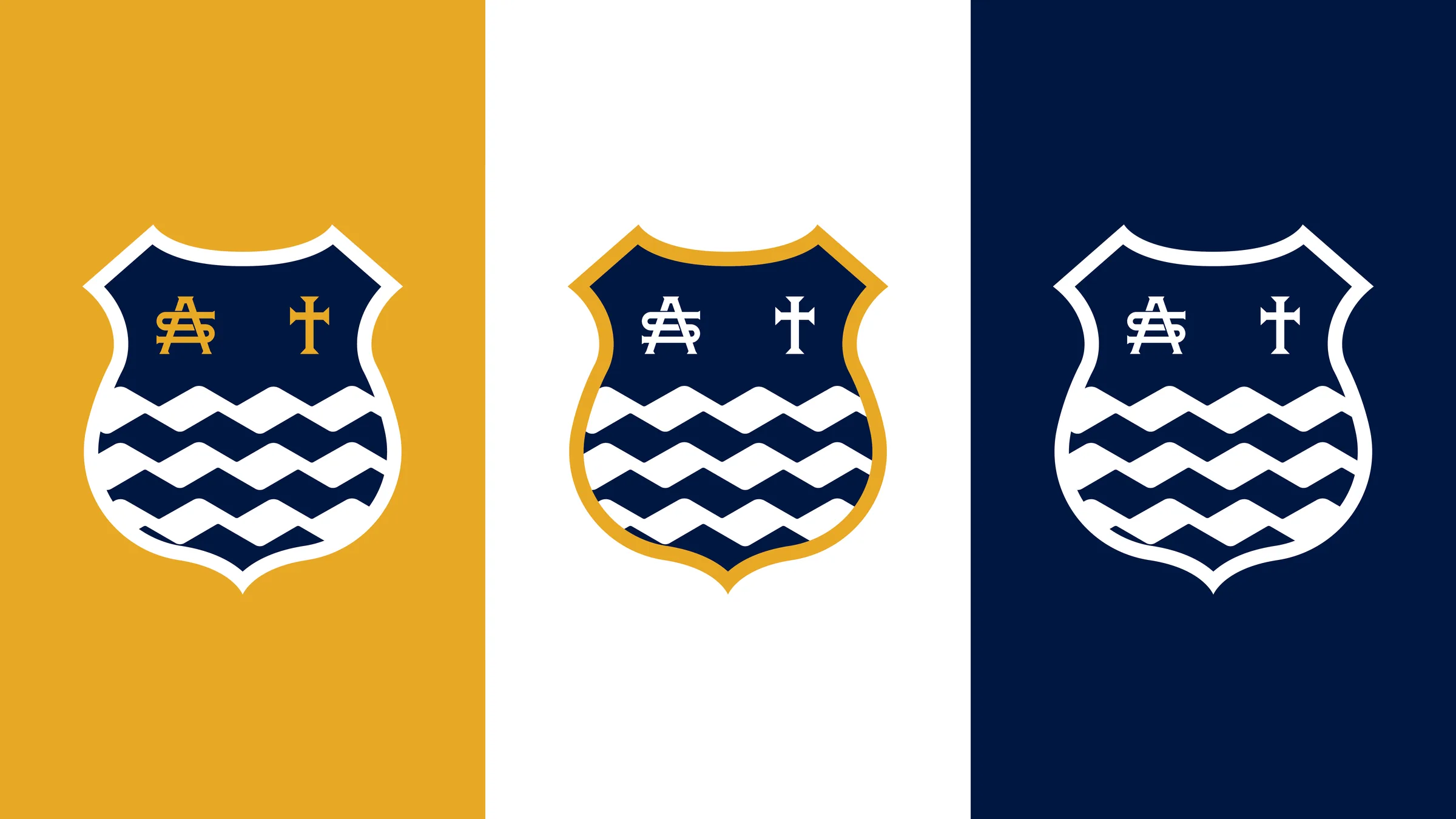 Água Santa Futebol Clube, rebranding · escudo (projeto pessoal), imagem 5 de 19