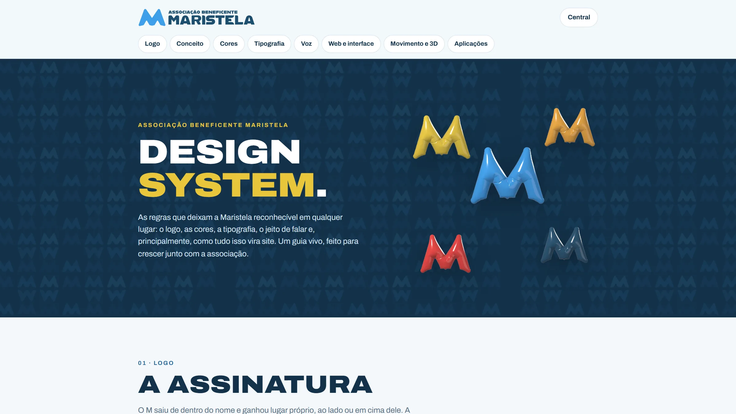 Maristela · Design System, design system · associação (projeto da CHAVES), imagem 1 de 7