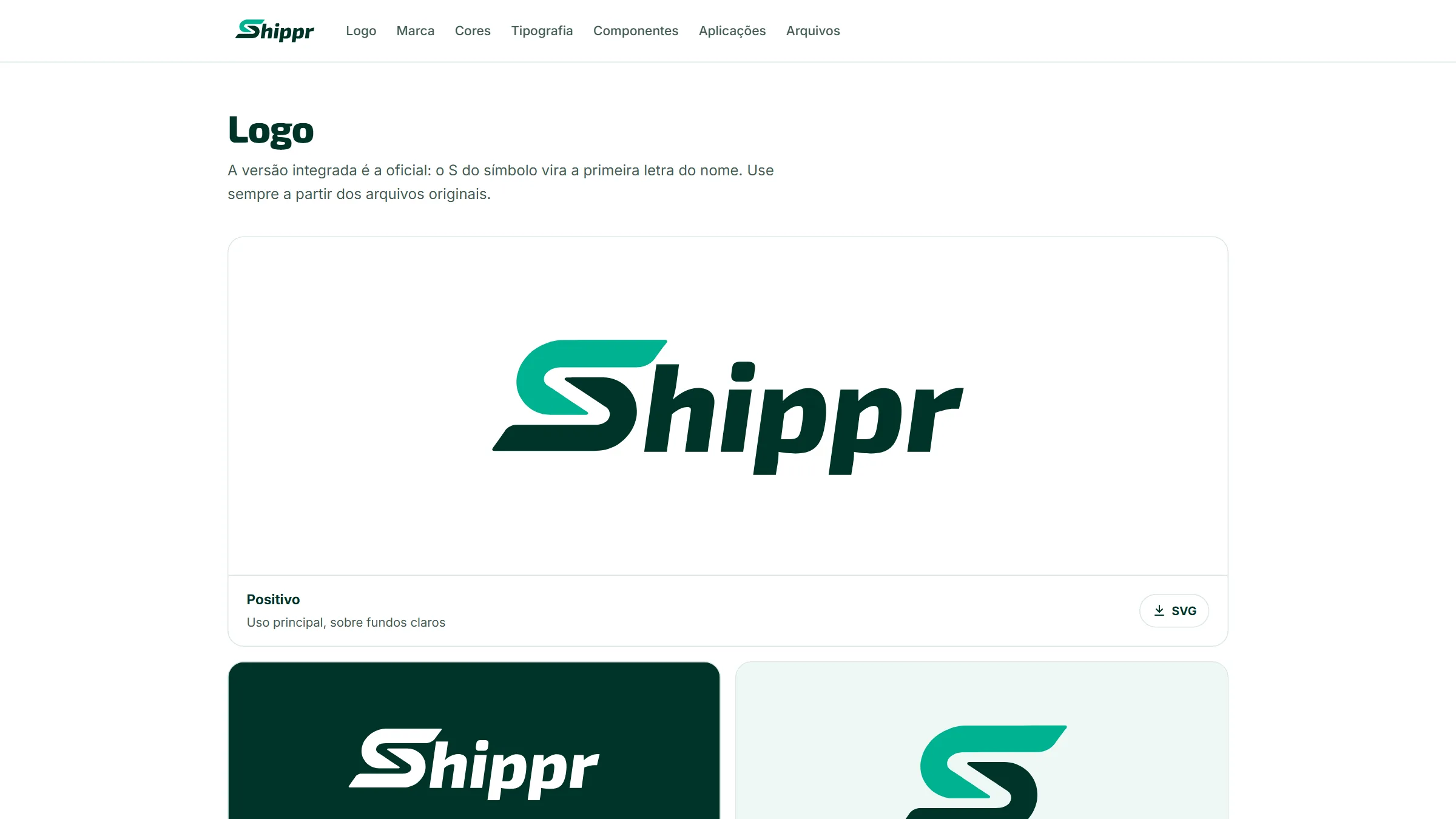 Shippr · Design System, design system · logística (projeto da CHAVES), imagem 2 de 7