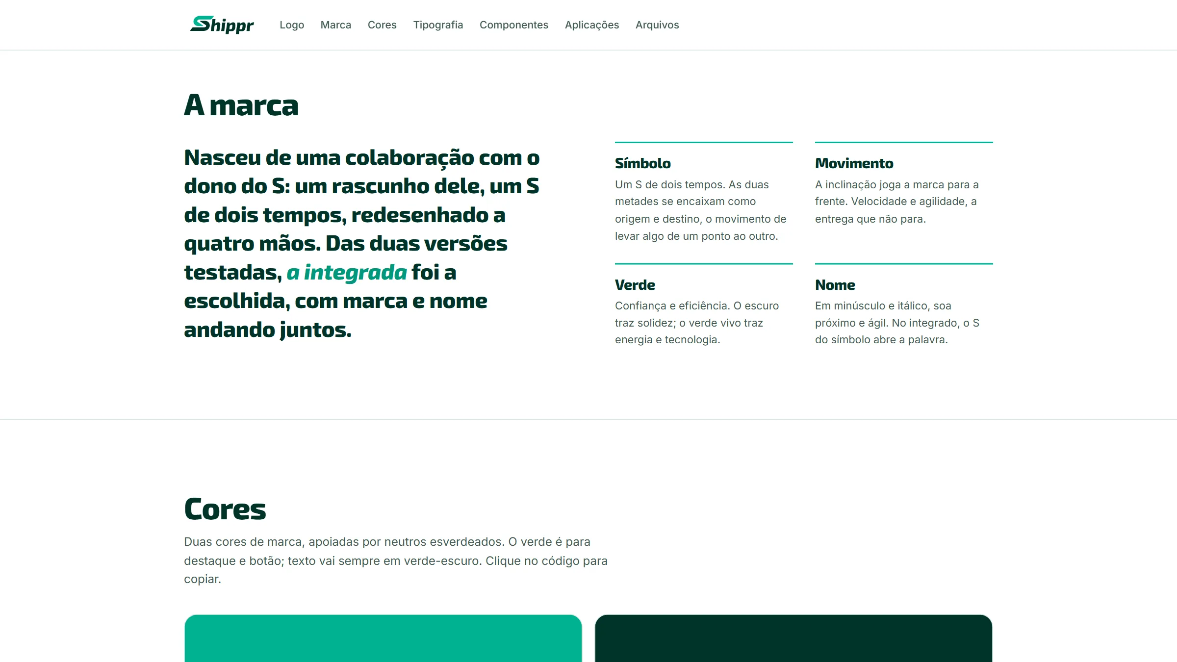 Shippr · Design System, design system · logística (projeto da CHAVES), imagem 3 de 7