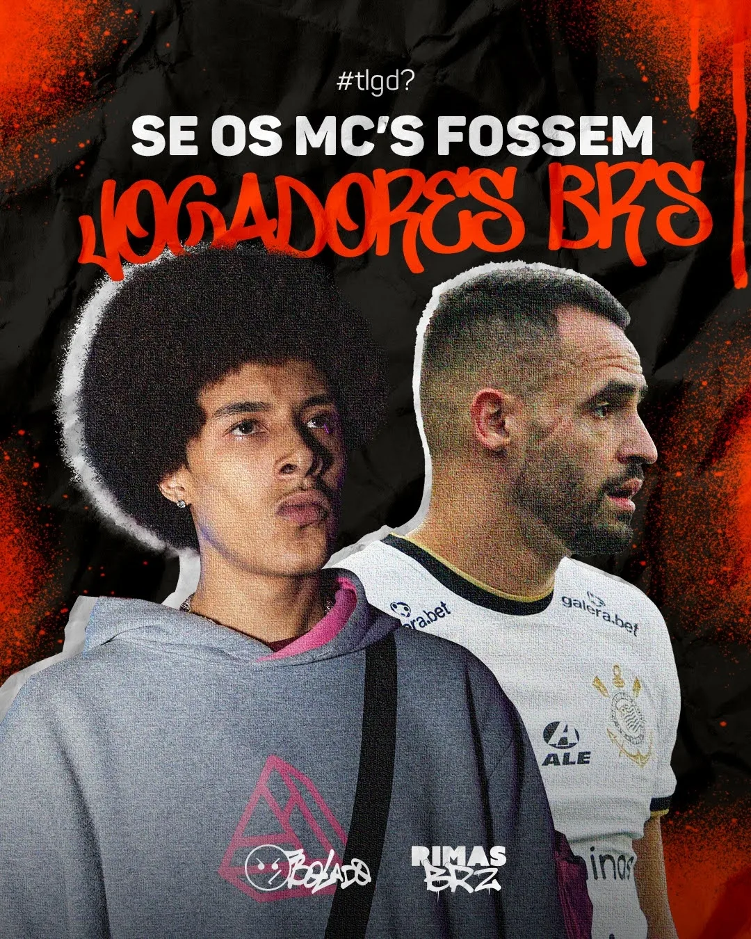 Se os MC's fossem jogadores, artes · batalha de rima (marca pessoal Bolado), imagem 1 de 2