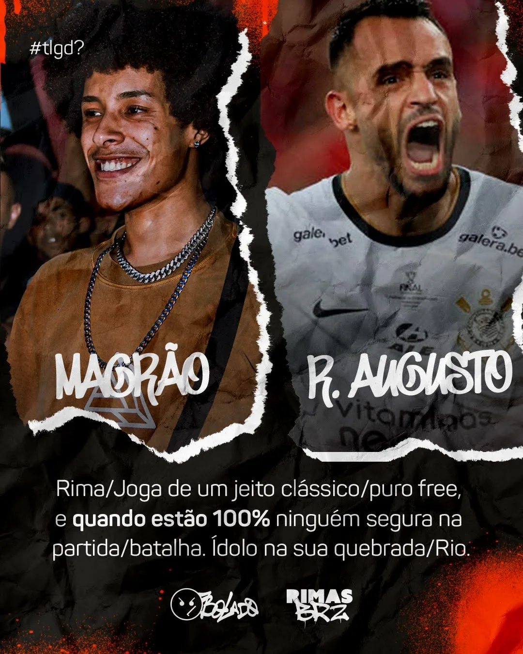Se os MC's fossem jogadores, artes · batalha de rima (marca pessoal Bolado), imagem 2 de 2