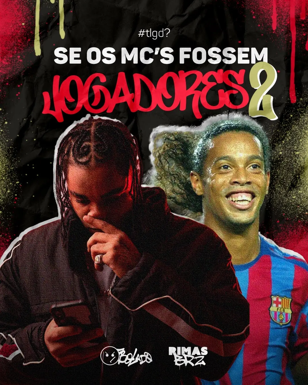 Se os MC's fossem jogadores 2, artes · batalha de rima (marca pessoal Bolado), imagem 1 de 4