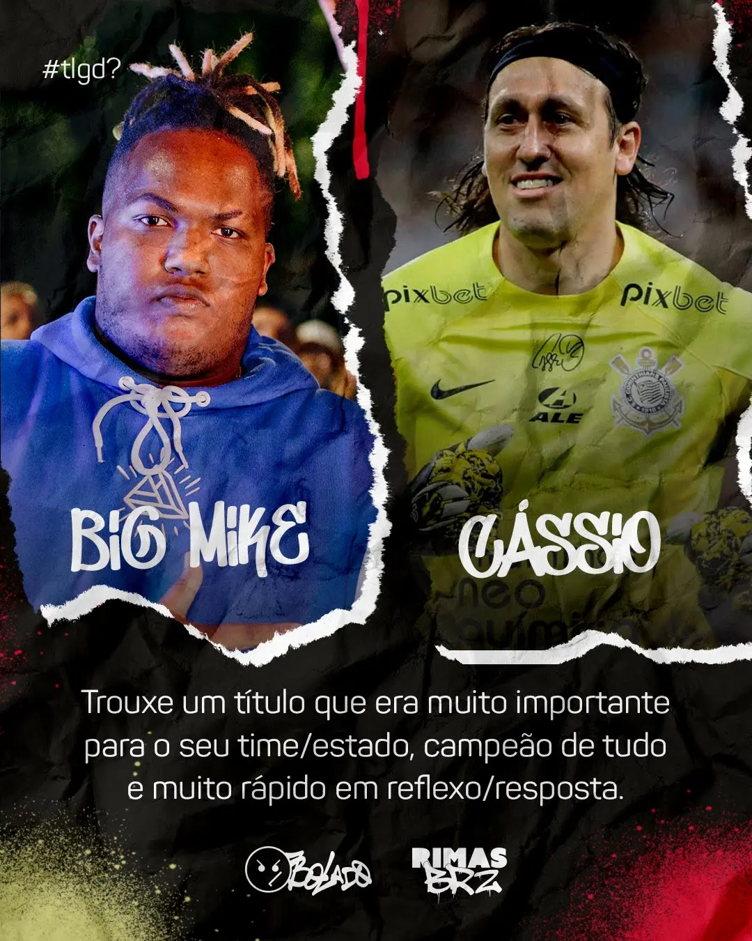 Se os MC's fossem jogadores 2, artes · batalha de rima (marca pessoal Bolado), imagem 4 de 4