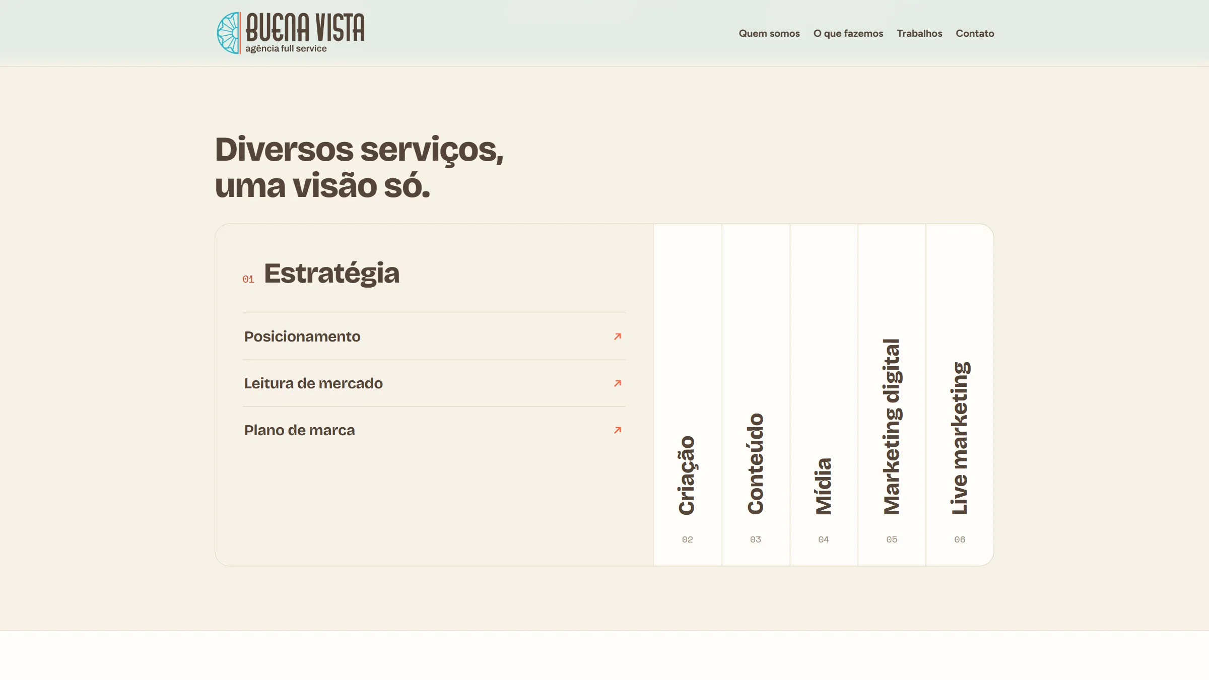 Buena Vista · Site, site · agência (projeto da CHAVES), imagem 2 de 6
