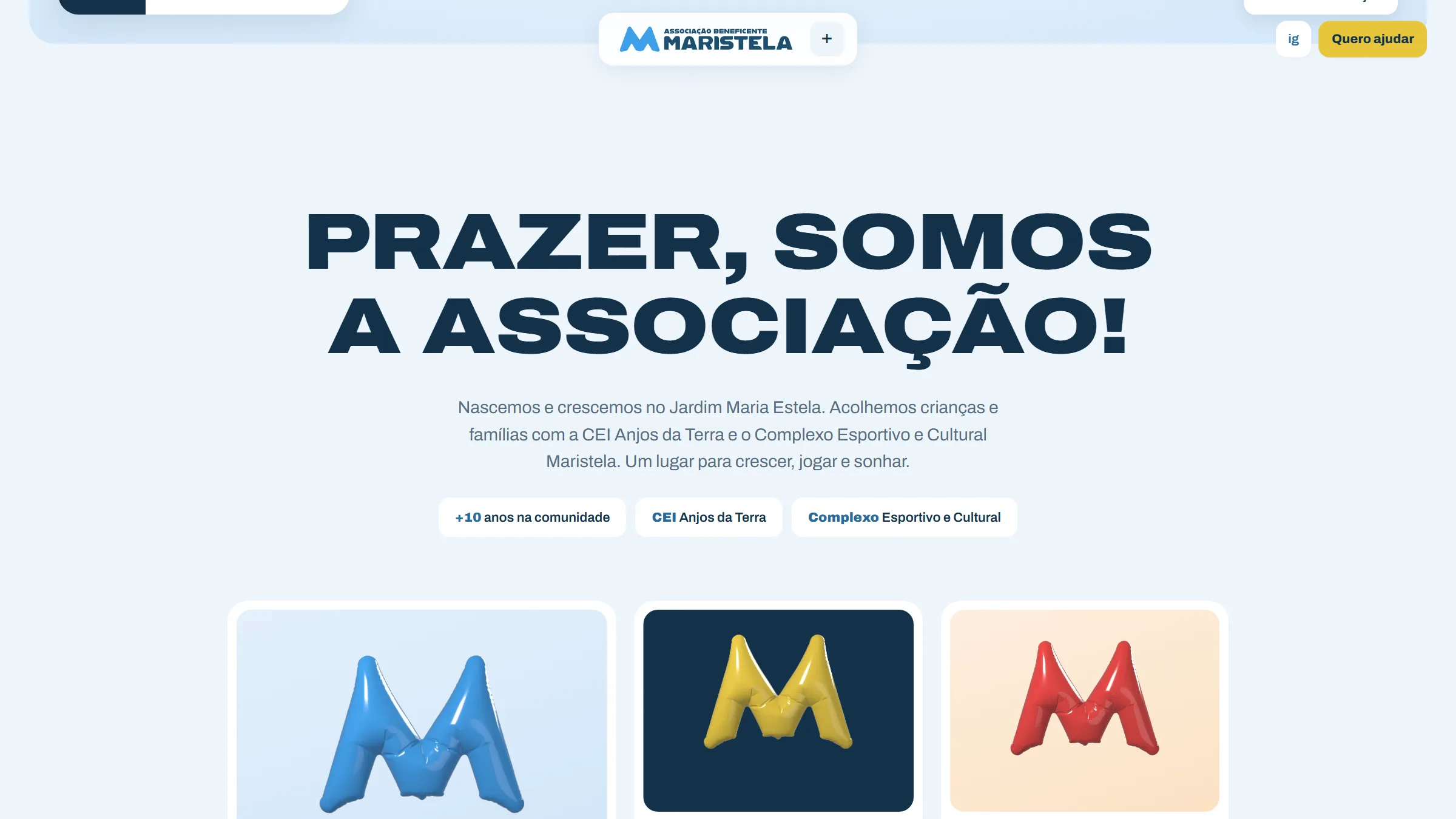 Maristela · Website, website · nonprofit (CHAVES project), image 2 of 7