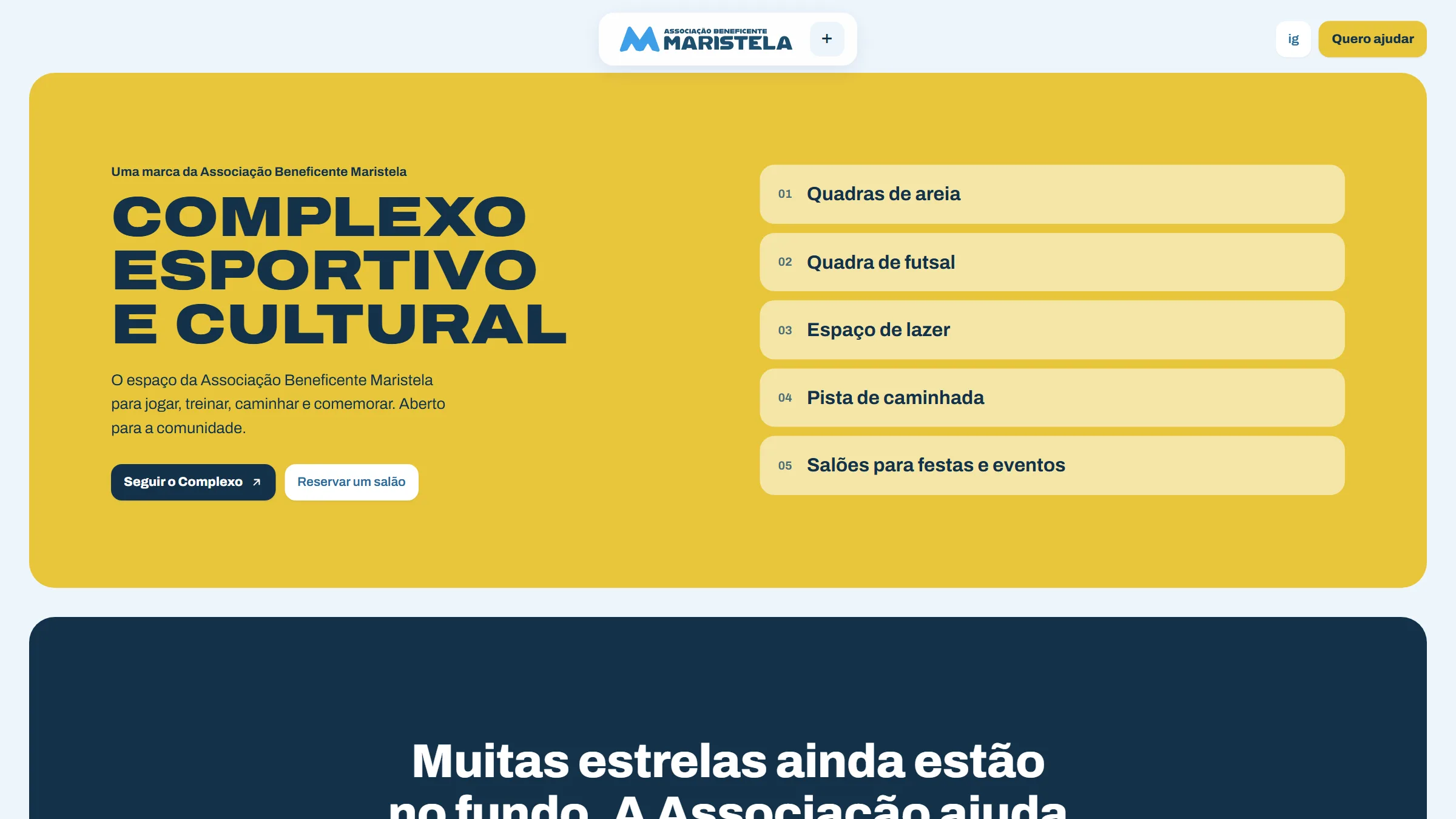 Maristela · Website, website · nonprofit (CHAVES project), image 3 of 7