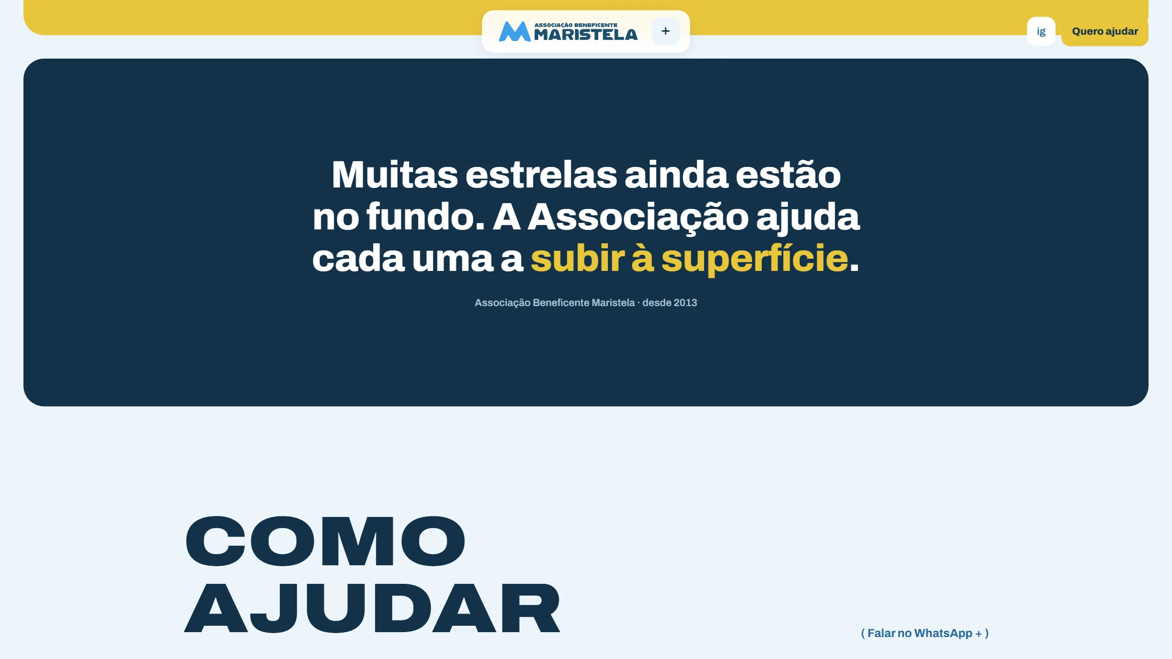 Maristela · Website, website · nonprofit (CHAVES project), image 4 of 7