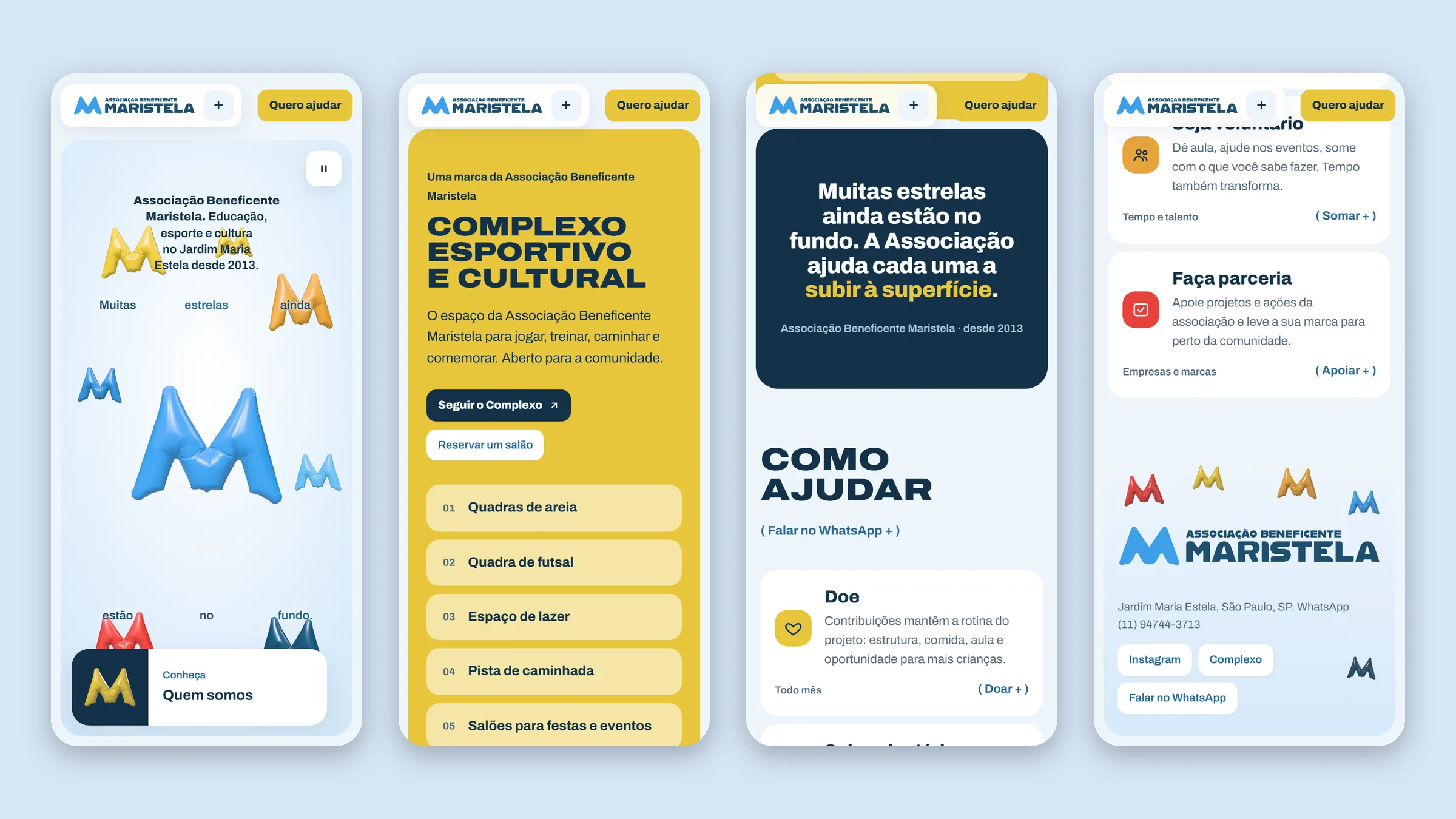 Maristela · Website, website · nonprofit (CHAVES project), image 7 of 7